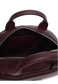 Calvin Klein Torebka Bold Ck Dome Crossbody LV04F3895G Bordowy. Kolor: czerwony. Materiał: skórzane #2