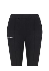 SELF LOVE - Czarne spodnie z bawełny ASPEN. Kolor: czarny. Materiał: bawełna #4