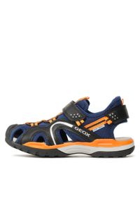 Sandały Geox J Borealis B. B J250RB 014ME C0820 D Navy/Orange. Kolor: niebieski. Materiał: materiał