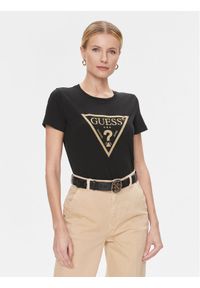 Guess T-Shirt W4RI69 J1314 Czarny Regular Fit. Kolor: czarny. Materiał: bawełna #1