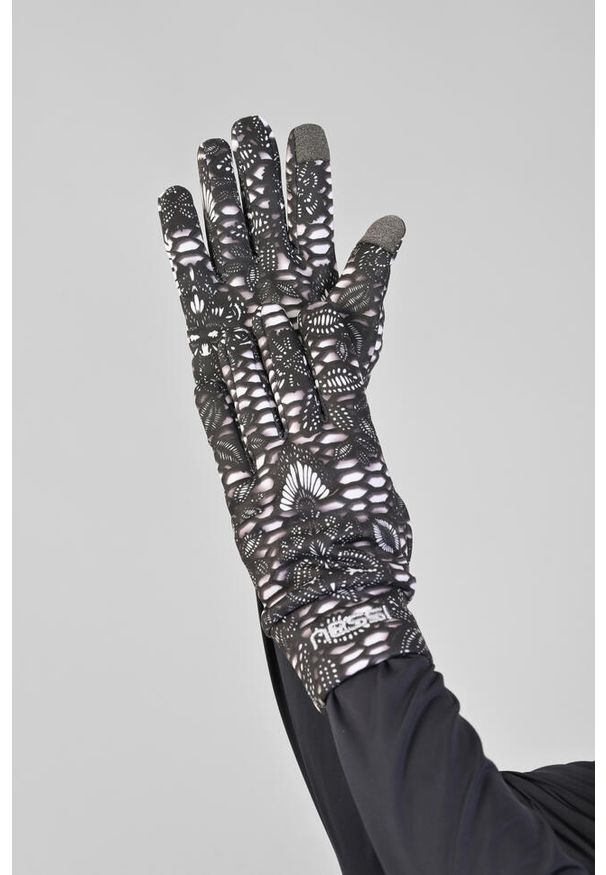 NESSI SPORTSWEAR - Rękawiczki termoaktywne do biegania Unisex Nessi Sportswear Pro. Kolor: szary. Sport: bieganie