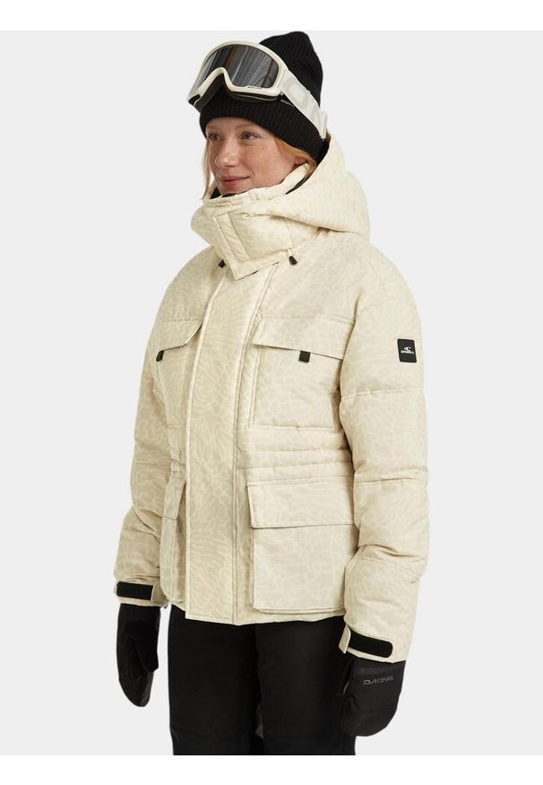 Kurtka Narciarska Damska O'Neill FWC'Cruz Hybrid. Kolor: beżowy. Sezon: zima. Sport: narciarstwo