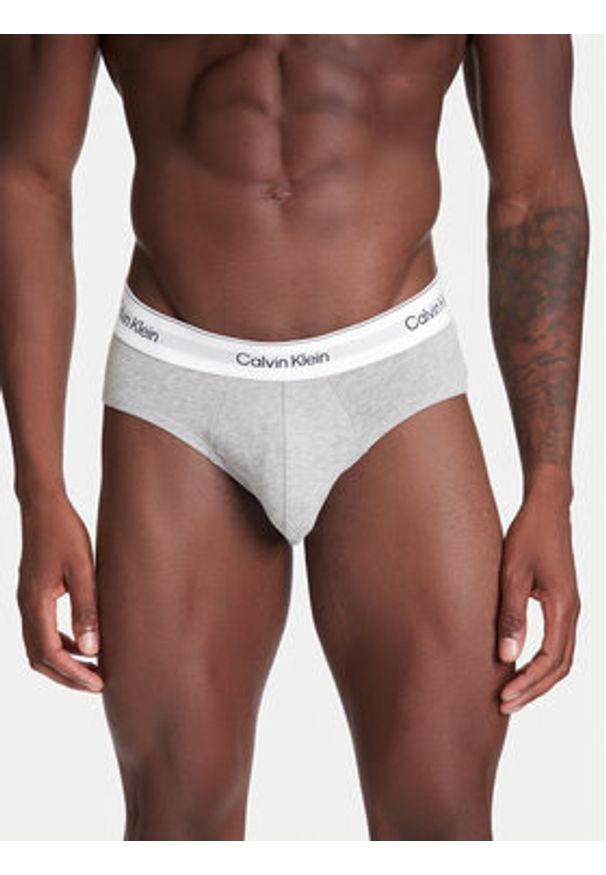 Calvin Klein Underwear Komplet 3 par slipów LV00NB4388 Kolorowy. Materiał: bawełna. Wzór: kolorowy