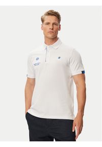 Beverly Hills Polo Club Polo P-SS26M-P2770 Biały Regular Fit. Typ kołnierza: polo. Kolor: biały. Materiał: bawełna #1