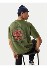 DC Shoes T-Shirt Work Circle EDYZT04369 Zielony Regular Fit. Kolor: zielony. Materiał: bawełna #4