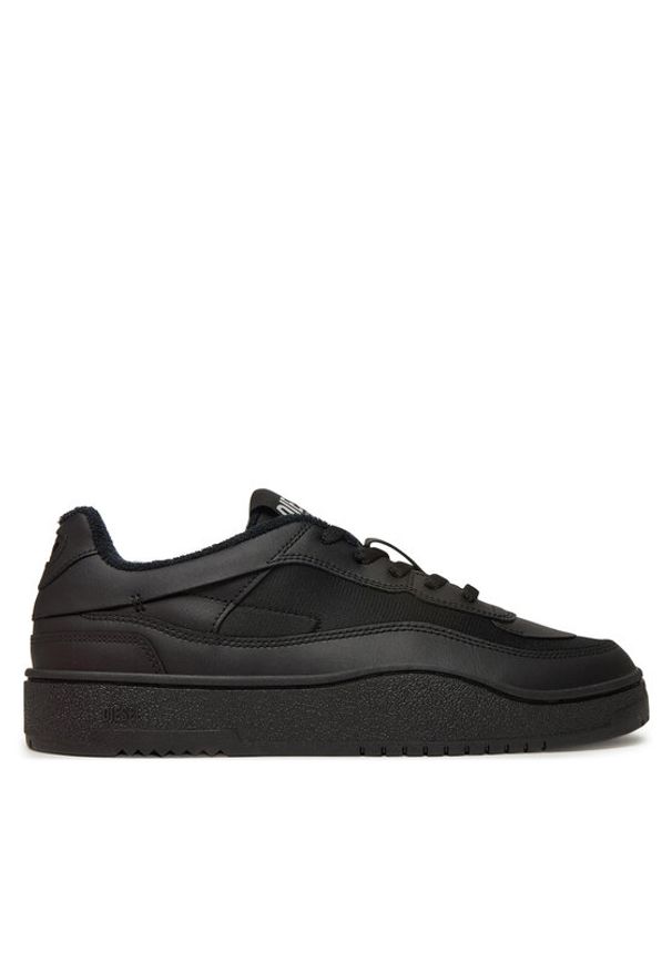 Diesel Sneakersy S-Oval Skate Low Y03511P8123 T8013 Czarny. Kolor: czarny. Materiał: skóra. Sport: skateboard