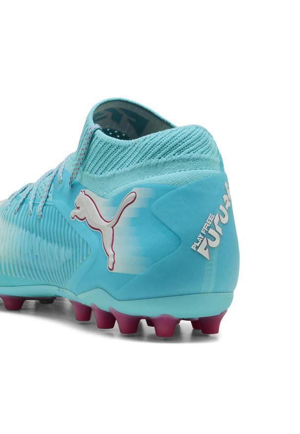 Puma - Buty piłkarskie unisex FUTURE 8 ULTIMATE RE-CHARGE MG PUMA. Kolor: różowy, niebieski, wielokolorowy, biały. Sport: piłka nożna