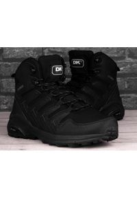 Buty męskie zimowe trekkingowe DK FOREST HIGH. Kolor: czarny. Sezon: zima