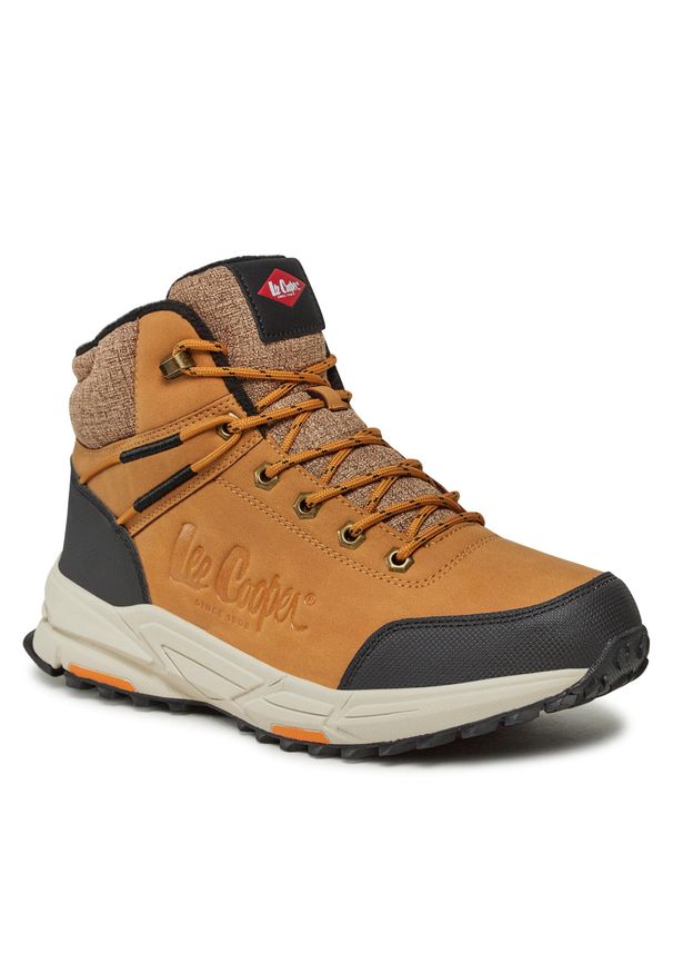 Trekkingi Lee Cooper Lcj-23-01-2037M Camel. Kolor: żółty. Sport: turystyka piesza