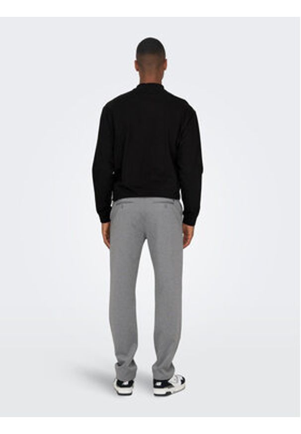 Only & Sons Chinosy 22026242 Szary Regular Fit. Kolor: szary. Materiał: syntetyk
