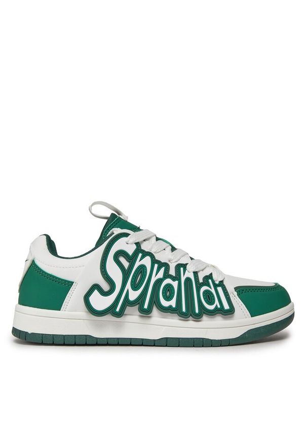 Sneakersy Sprandi. Kolor: zielony