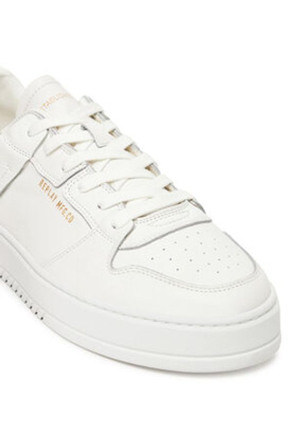 Replay - REPLAY Sneakersy GMZ6S .000.C0002L Biały. Kolor: biały. Materiał: skóra