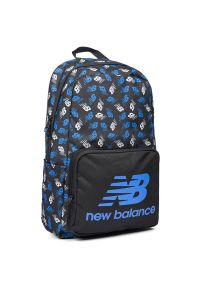 Plecak New Balance LAB23010BCO - niebieski. Kolor: niebieski. Materiał: materiał, poliester. Wzór: aplikacja. Styl: klasyczny, casual #1