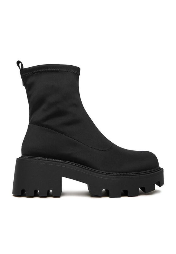 DeeZee Botki 67091-8 Czarny. Kolor: czarny. Materiał: materiał