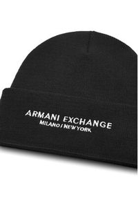 Armani Exchange Czapka XM001637 AF16950 UC001 Czarny. Kolor: czarny. Materiał: poliester, materiał
