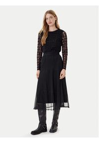 DKNY Bluzka P53HFWMF Czarny Regular Fit. Kolor: czarny. Materiał: syntetyk #5