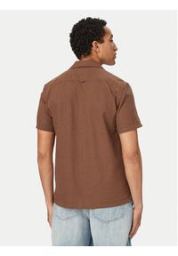 Tommy Jeans Koszula DM0DM23058 Brązowy Regular Fit. Kolor: brązowy. Materiał: bawełna #2