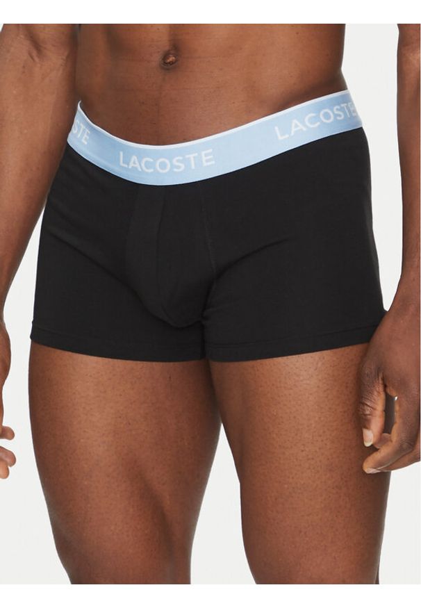 Lacoste Komplet 3 par bokserek 5H1297 Czarny. Kolor: czarny. Materiał: bawełna