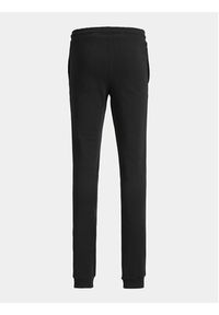 Jack&Jones Junior Spodnie dresowe Gordon 12249965 Czarny Slim Fit. Kolor: czarny. Materiał: bawełna #2