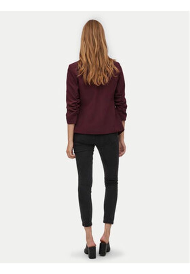 Vila Marynarka Joy 14058873 Fioletowy Regular Fit. Kolor: fioletowy. Materiał: syntetyk