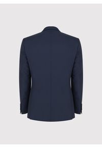 Pako Lorente - PAKO LORENTE – Granatowa wełniana marynarka garniturowa. Kolor: niebieski. Materiał: wełna #2