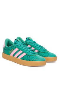 Adidas - adidas Sneakersy VL Court 3.0 JR8668 Zielony. Kolor: zielony. Materiał: skóra
