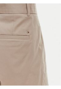TOMMY HILFIGER - Tommy Hilfiger Szorty materiałowe WW0WW49592 Beżowy Regular Fit. Kolor: beżowy. Materiał: bawełna #4