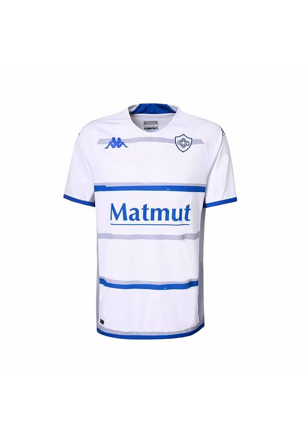 Kappa - Outdoor jersey Castres Olympique 2022/23. Kolor: niebieski, wielokolorowy, biały. Materiał: jersey. Sport: outdoor