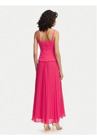 French Connection Sukienka wieczorowa Tiana 719H9 Różowy ciemny Slim Fit. Kolor: różowy. Materiał: syntetyk. Styl: wizytowy #2