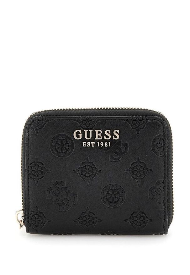 Guess Mały Portfel Damski SWPD95 29137 Czarny. Kolor: czarny. Materiał: skóra