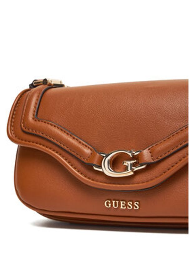 Guess Torebka Dea Mini HWBG79 93790 Brązowy. Kolor: brązowy. Materiał: skórzane
