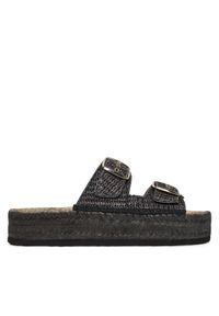 Love Moschino - Espadryle LOVE MOSCHINO. Kolor: szary