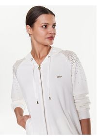 Liu Jo Sport Bluza TA3212 J5942 Écru Regular Fit. Materiał: syntetyk. Styl: sportowy