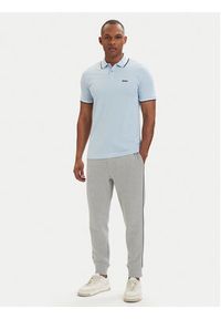 BOSS Polo Paul 50506193 Niebieski jasny Slim Fit. Typ kołnierza: polo. Kolor: niebieski. Materiał: bawełna #5
