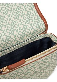 TOMMY HILFIGER - Tommy Hilfiger Torebka Th Monoplay Leather Saddle Bag AW0AW17414 Zielony. Kolor: zielony. Materiał: skórzane #5