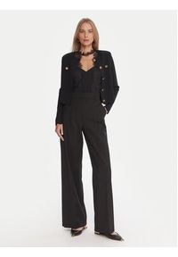 TwinSet - TWINSET Kardigan 252TP320A Czarny Regular Fit. Kolor: czarny. Materiał: syntetyk #2