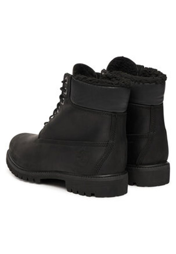 Timberland Trapery Premium 6-Inch Waterproof Winter TB1A2E2P0011 Czarny. Kolor: czarny. Materiał: nubuk, skóra