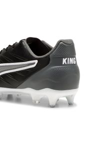 Puma - Buty piłkarskie unisex KING PRO MxSG PUMA Black White Cool Dark Gray. Kolor: czarny, szary, biały, wielokolorowy. Sport: piłka nożna