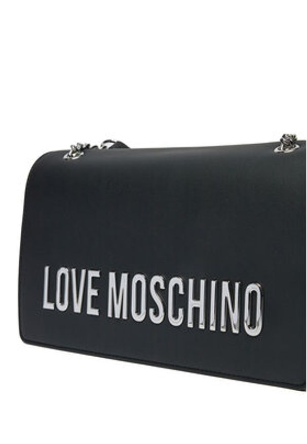 Love Moschino - LOVE MOSCHINO Torebka JC4192PP1MKD000B Czarny. Kolor: czarny. Materiał: skórzane
