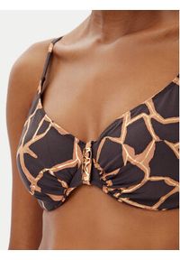 SELMARK - Selmark Góra od bikini BN111 Brązowy. Kolor: brązowy. Materiał: syntetyk #3