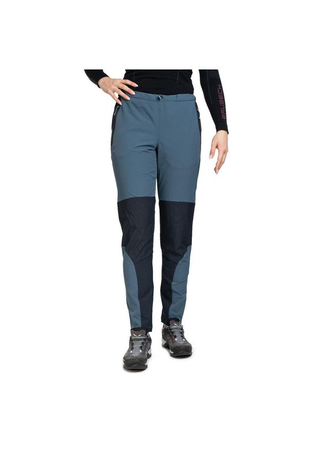 Spodnie trekkingowe damskie Rab Torque Pants. Kolor: wielokolorowy, niebieski, czarny