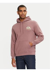 Quiksilver Bluza Omni Logo AQYFT03358 Fioletowy Regular Fit. Kolor: fioletowy. Materiał: bawełna #1