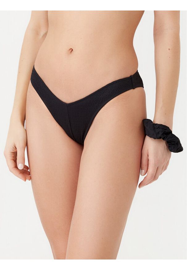 Calvin Klein Swimwear Dół od bikini KW0KW02729 Czarny. Kolor: czarny. Materiał: syntetyk