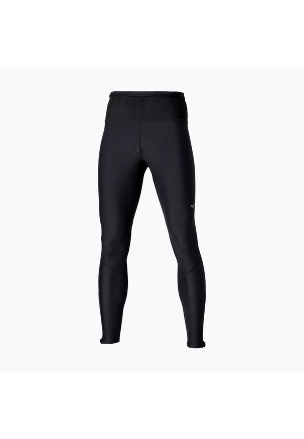 Legginsy do biegania męskie Mizuno Trail Multipocket Long black. Kolor: czarny. Sport: bieganie