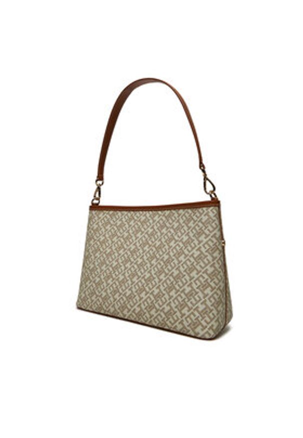 TOMMY HILFIGER - Tommy Hilfiger Torebka AW0AW17342 Beżowy. Kolor: beżowy. Materiał: skórzane