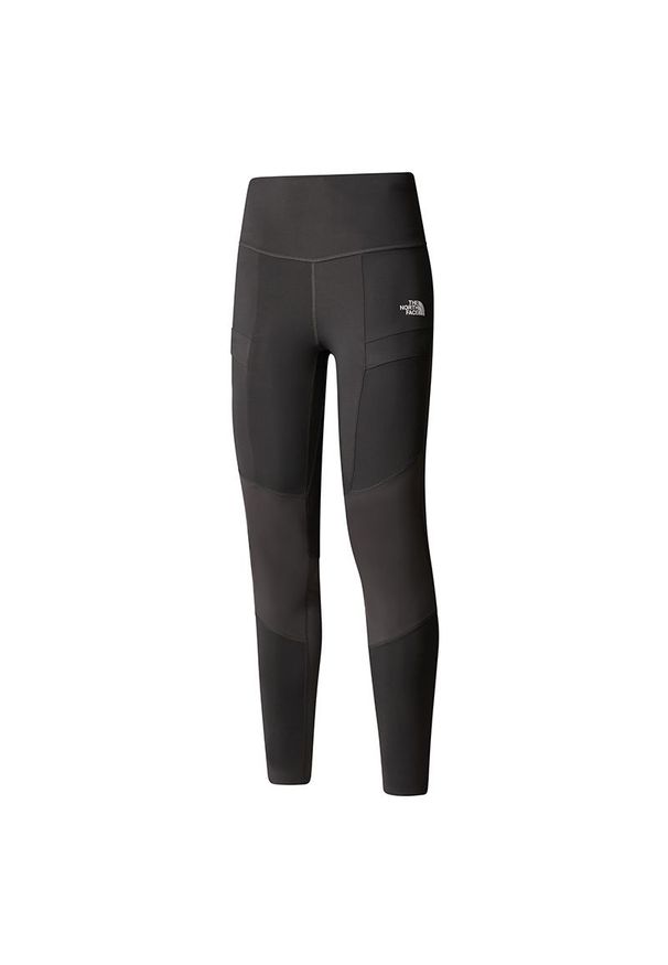 Legginsy damskie The North Face Felik 0A89TYXIL1 - szare. Kolor: szary. Materiał: poliester, elastan. Sezon: zima. Styl: klasyczny