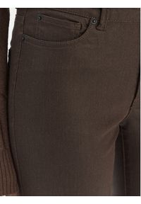 Vero Moda Spodnie z imitacji skóry Flash 10314591 Brązowy Skinny Fit. Kolor: brązowy. Materiał: skóra #8