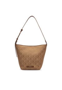 Calvin Klein Torebka Emblem Aop Jacquard Camera Bag LV04F3535G Brązowy. Kolor: brązowy #5