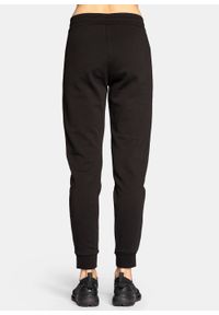 Spodnie dresowe damskie czarne Armani Exchange 8NYPFX YJ68Z 1200. Kolor: czarny. Materiał: dresówka