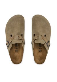 Birkenstock Klapki Boston 1026694 Brązowy. Kolor: brązowy. Materiał: skóra #3